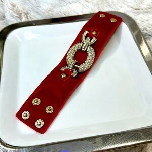 Bracelet -Red Velvet - Adjustable